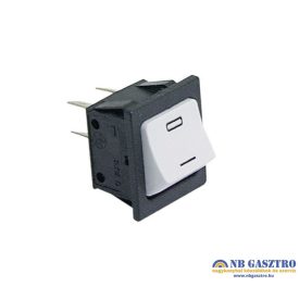 Billenő kapcsoló 28x22mm fehér 2NO 230V 16A sarus 6.3mm
