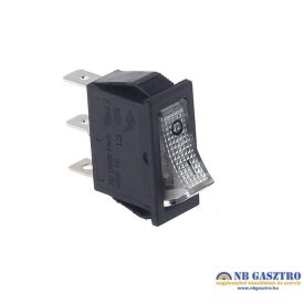   Billenő kapcsoló 30x11mm fehér 1NO/1H 250V 16A sarus 6.3mm