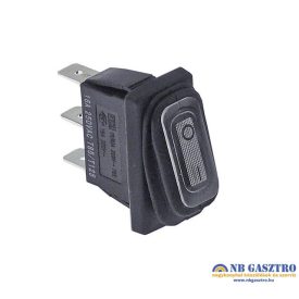 Billenő kapcsoló 30x11mm fehér 1NO 230V 16A sarus 6.3mm