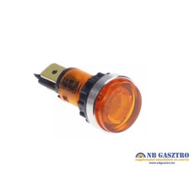 Visszajelző lámpa ø 12 mm 230V; narancssárga
