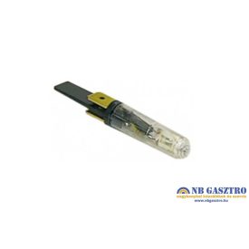 Visszajelző lámpa; narancssárga; ø 8mm; 230V