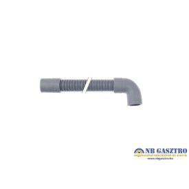   Leeresztőcső; egyenes-hajlított;  hossza: 2000mm; külső ø 24mm