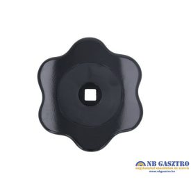 Tekerőgomb ø 60 mm; 6x6mm; fekete Tekerőgomb ø 60 mm; 6x6mm; fekete
