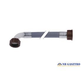 Vízbekötőcső; 3/4"; 1500 mm; egyenes-hajlított