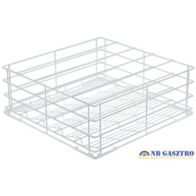 50x50 cm LÉPCSŐS mosogatókosár; Magasság: 19,5 cm