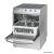 Stalgast ipari pohármosogatógép 40x40 cm – 230V, öblítő és mosószer adagolóval