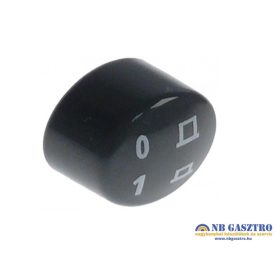 Nyomógomb; 0-1; ovális 17x13mm